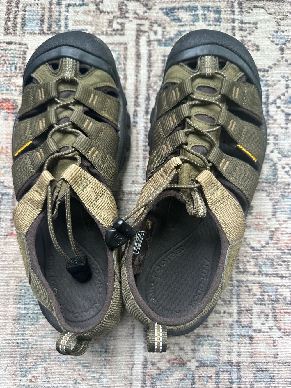 KEEN Newport H2 Men’s Sandals Size 9.5 – Olive Green Waterproof Hiking